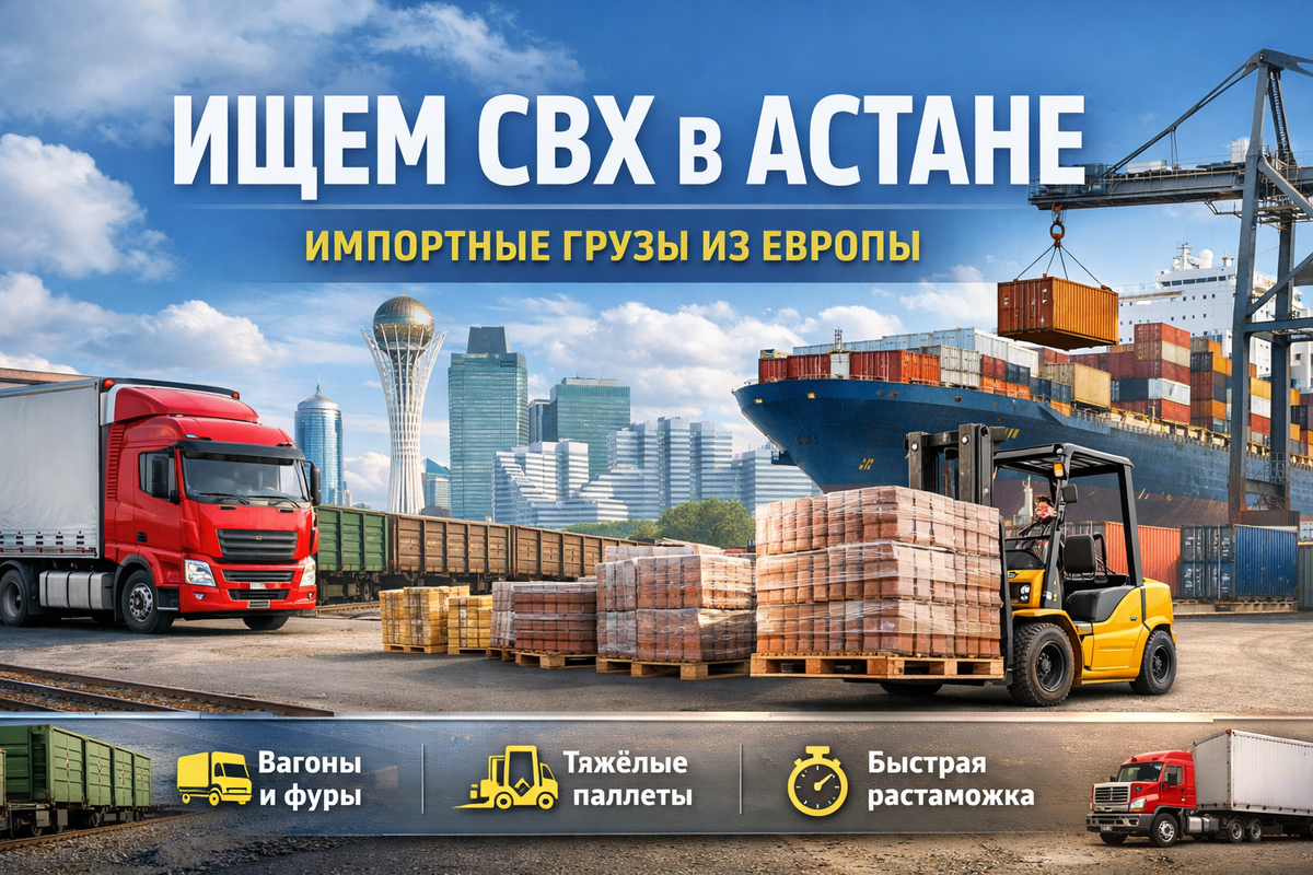Ищем СВХ в г. Астана для обработки импортных грузов (Европа)