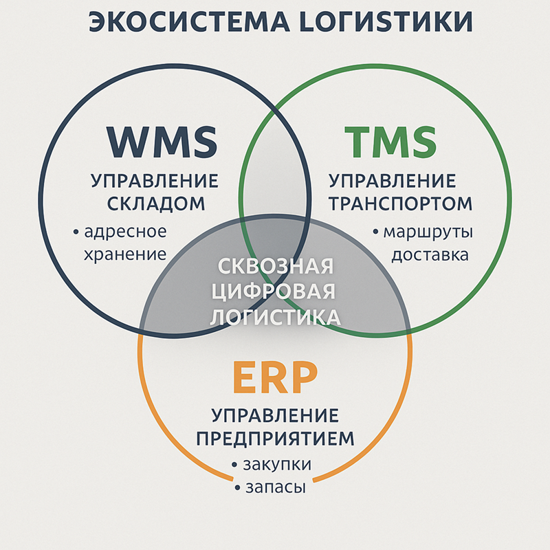 WMS, TMS, ERP: как выбрать систему для логистики